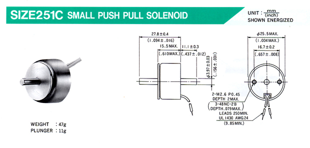 pԦqϧlK Small Push-Pull Solenoids